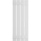 Ekena Millwork True Fit PVC Four Board Spaced Board-n-Batten Shutters, White , 23W x 42H, PR TFP101SBF23X042WH - alternate 2